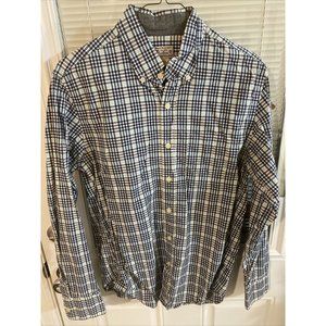 J. Crew mens small plaid longsleeve shirt